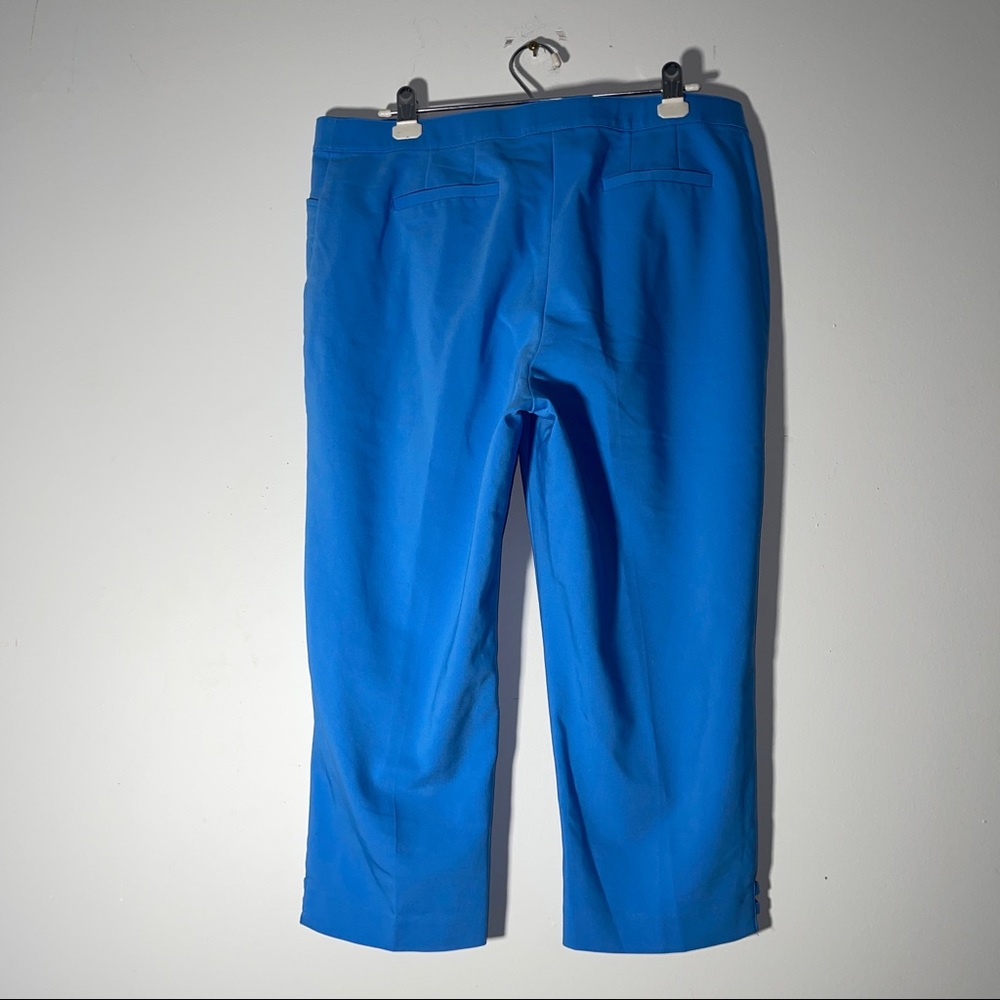 Ruby Rd Women's Capri Cropped elastic waist Pants Size 14 - Picture 2 of 7
